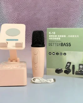 K-18 Phone Holder Wireless Speaker With Mic