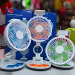 Zt 329 Rechargeable Table Fan With Led Light